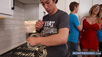 Frat house vs big realtor latina milf buns