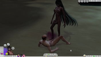 Shemale 3d videogame gameplay tropical beach sex