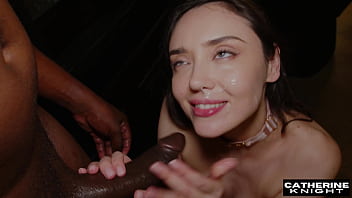 Catherine knight gets bbc double cumshot raw anal pounding with a creampie and facial from shadow dimitri