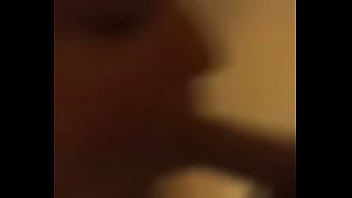 Dick hungry girl deep throating in motel shower