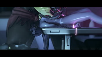 Widowmaker deepthroated by doomfists large peener