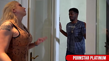 Busty leya falcon gets wrecked by kris k bareback