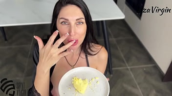 Stepmother ate cake with stepson's sperm