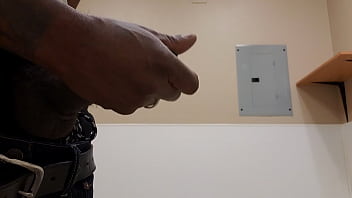 Vegas702jojo couldn't resist busting a nut at work