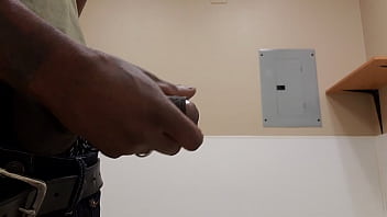 Vegas702jojo couldn't resist busting a nut at work