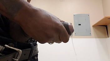 Vegas702jojo couldn't resist busting a nut at work