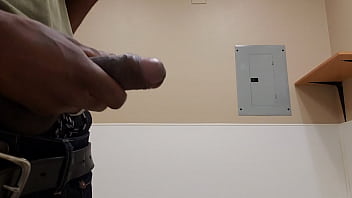 Vegas702jojo couldn't resist busting a nut at work