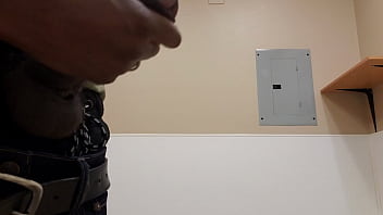 Vegas702jojo couldn't resist busting a nut at work