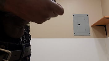 Vegas702jojo couldn't resist busting a nut at work