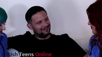 Two nurses give a patient special treatment