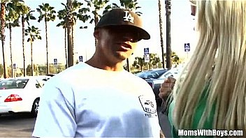 Busty blonde mom rhyse richards picked up and fucked