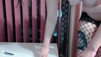 Nerd girl masturbation