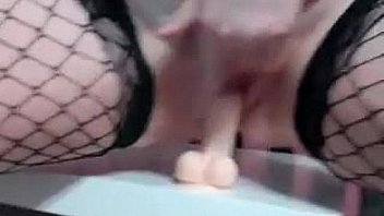 Nerd girl masturbation