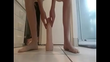 Wife riding doc johnson hung