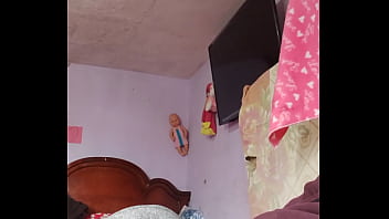 Rich cumshot alone in my step mother in law's room