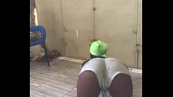 Crazybitch loosing much fat through exercise