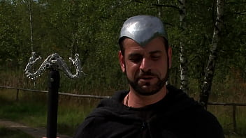 Caylian and silvia playing with each other and sex toys on the grass