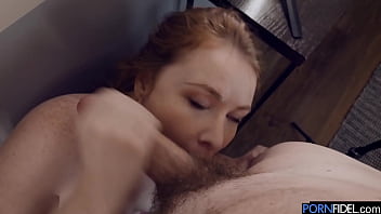 She's in heat and it shows in the way she handles this cock