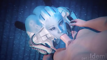 Liara blowjob and facial