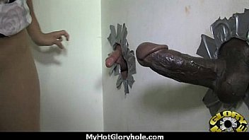 Horny Lady Enjoys Gloryhole Cocksucking Interracial 22 thumbnail