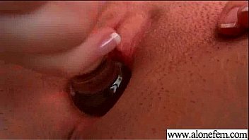 Sexy girl masturbating with all kind of toys movie 15