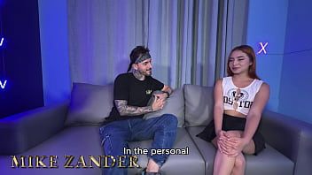 Beautiful latina presents her first casting and lets me taste her tight pussy