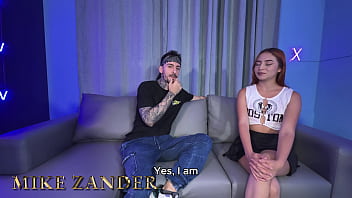 Beautiful latina presents her first casting and lets me taste her tight pussy