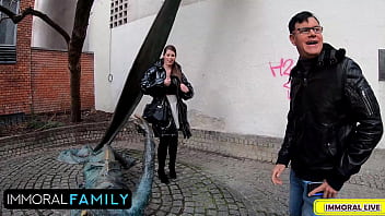 Lady lyne huge natural tits milf gets naked in public & pounded to pluto by monster cock – immoral family 4k