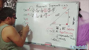 16 ángulo sexual en tu hipotenusa 45 grados