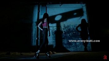 Brunette with slim body and big tits