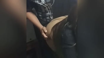 Noooo she was scared that her boyfriend would find out college friend leaves the party and this happens