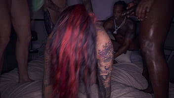 Multiple hard cocks rough fucking sabien demonia