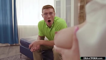 Patient sees a doctor and gets distracted by her big blonde presses his face between em and he fucks licks her cunt and she gives a bj