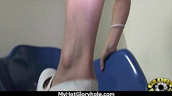 Incredible ebony teen blowjob gloryhole audition 25
