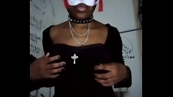 Goth domme with perfect tits wants to empty your cock & no