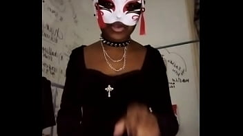 Goth domme with perfect tits wants to empty your cock & no