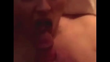 Wife tastes husbands cum