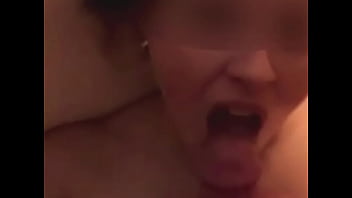 Wife tastes husbands cum