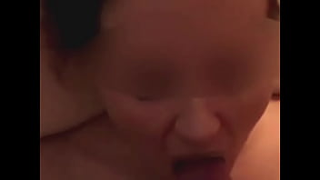 Wife tastes husbands cum