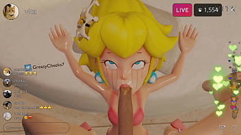 Peach rosalina lesbian oral hentai adult model 3d nsfw rosalina mario
