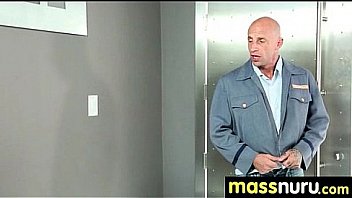 Lucky client gets a full service massage 17