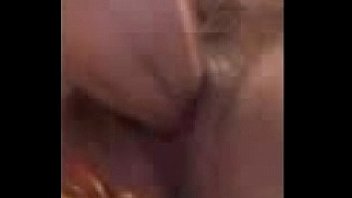 Wife using dildo and wank with hand