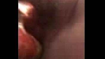 Wife using dildo and wank with hand