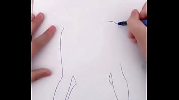 Easy way to draw female body pencil sketch