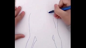 Easy way to draw female body pencil sketch