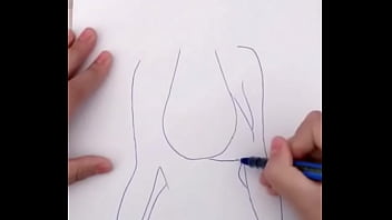 Easy way to draw female body pencil sketch