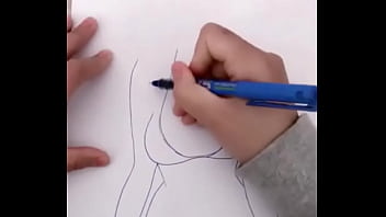 Easy way to draw female body pencil sketch