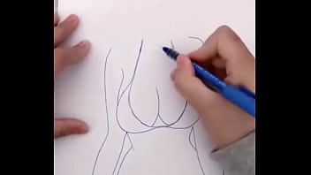 Easy way to draw female body pencil sketch