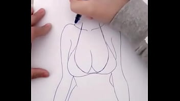 Easy way to draw female body pencil sketch
