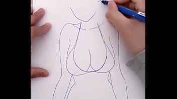 Easy way to draw female body pencil sketch